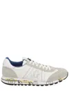 Premiata Lace-up Sneakers With Suede Accents And Cushioned Sole In Multi