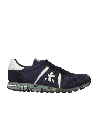 Premiata Laced Sneakers In Bianco