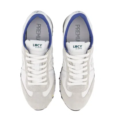 Premiata Laced Sneakers In White