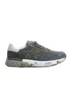 Premiata Mick Logo-patch Sneakers In Brown