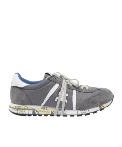 Premiata Lace-up Sneakers In Gray