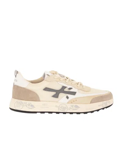 Premiata Lace-up Sneakers In Nude