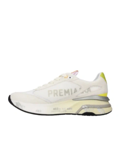 Premiata Lace-up Sneakers In White