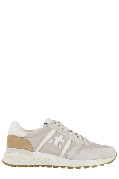 Premiata Lander 7200 Beige Sneakers