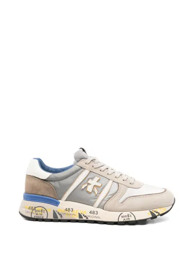 Premiata Lander 8010 Panelled Sneakers In Multi
