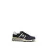 Premiata Casual Low Top Sneakers With Contrast Sole In Multi