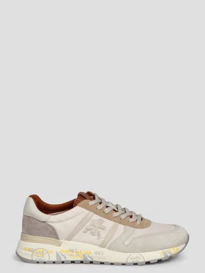 Premiata Lander Sneakers In Neutral