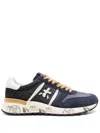 Premiata Lace-up Low-cut Casual Shoes In Blue