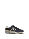 Premiata Casual Low Top Sneakers With Contrast Sole In Multi