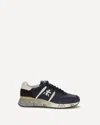 Premiata Casual Low Top Sneakers With Contrast Sole In Multi