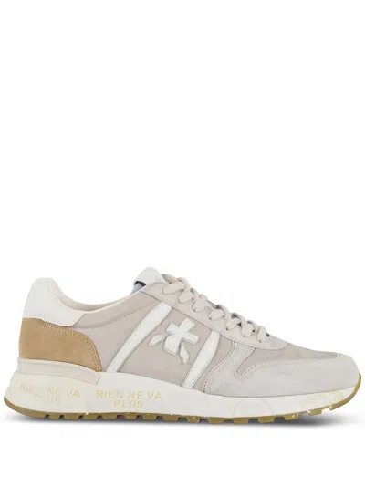 Premiata Lander Sneakers In Nude