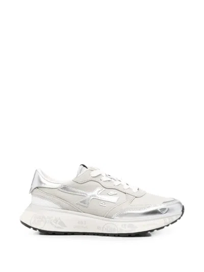Premiata Lauryn 7482 Panelled Sneakers In Gray