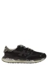 Premiata Low-top Sneakers With Zebra Print And Premium Leather Accents In Black