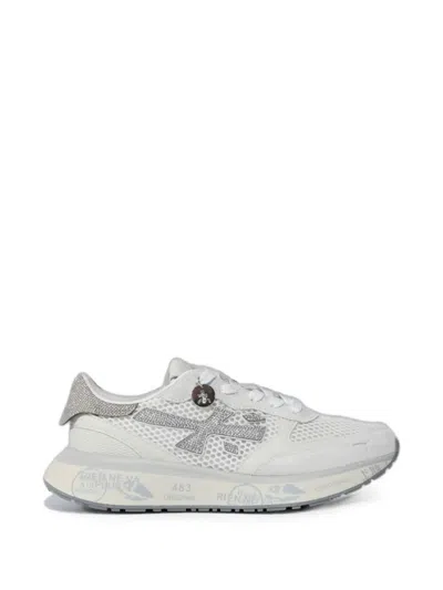 Premiata Lauryn Glitter-effect Mesh Sneakers In Multi