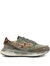 Premiata Lauryn Sneakers Suede And Fabric Design In Green