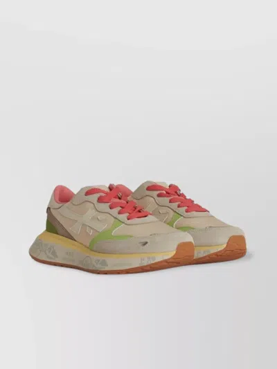 PREMIATA 'LAURYN' SNEAKERS BLEND CUIR MULTICOLORE