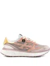 Premiata Lauryn Sneakers With Contrast Panel And Metallic Accent In Multi