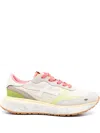 Premiata Lauryn Multicolor Leather Blend Sneakers In Neutrals