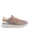Premiata Lauryn Sneakers With Contrast Panel And Metallic Accent In Pink