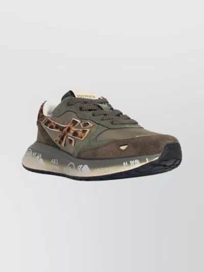 PREMIATA LAURYN SNEAKERS SUEDE AND FABRIC DESIGN