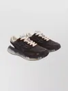 Premiata Lauryn Sneakers With Contrast Sole And Perforations In Multi