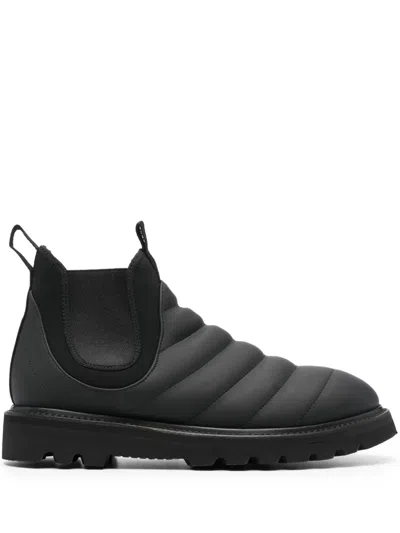Premiata Leather Ankle Boots In Black