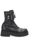 Premiata Leather Boot In Black
