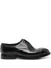 Premiata Lace-up Leather Derby Shoes In Black