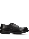 Premiata Leather Brogues In Schwarz