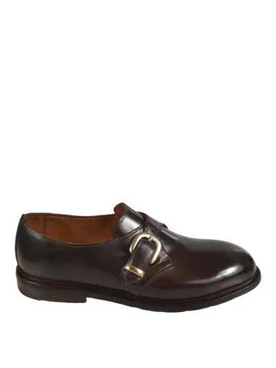 Premiata Leather Classic Shoes In Brown