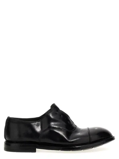 Premiata Leather Derby In Black