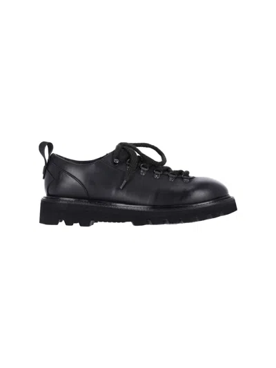 Premiata Lace Up Shoes Chunky Sole Lightweight In Black