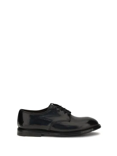 Premiata Leather Lace-up Oxford In Black