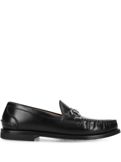 Premiata Leather Loafers In Black