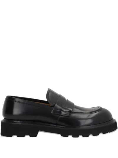 Premiata Leather Loafers In Black