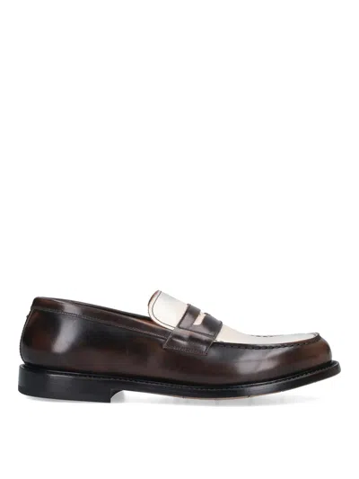 Premiata Loafers In Brown Leather