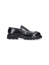 Premiata Man Loafers Burgundy Size 9 Soft Leather In Trendy Nero