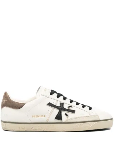 Premiata Casual Sneakers With Low Top Design In Gray