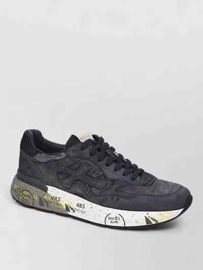 Premiata Leather Low-top Sneakers In Multi