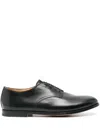 Premiata Leather Oxford Shoes In Black