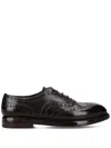Premiata Black Lace Up Shoes In Brown