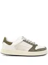 Premiata Leather Panelled Sneakers In Neutral