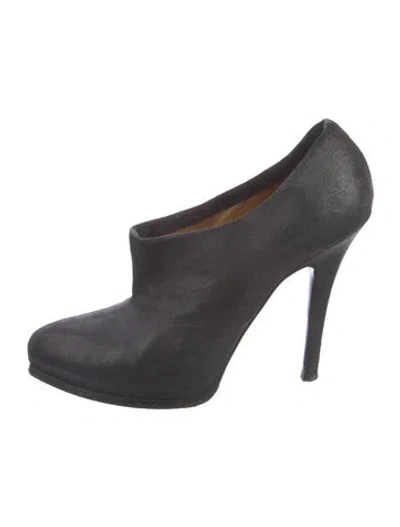 Pre-owned Premiata Leather Pumps In Gray