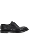Premiata Leather Slip-on Brogues In Animal Print
