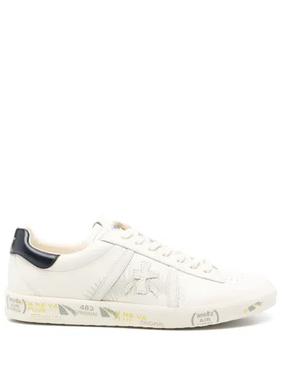 Premiata Leather Sneakers In Multi