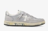 Premiata Leather Sneakers With Rubber Sole In White