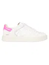 Premiata Leather Sneakers With Textured Upper In White