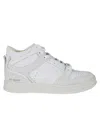 Premiata Leather Upper Sneaker With Suede Details In White