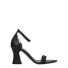 Premiata Black Leather Sandal In Black