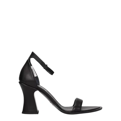 Premiata Leather Women's Sandal In Black